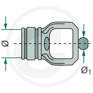 BONDIOLI & PAVESI Widełki profilowe 4152150L6872