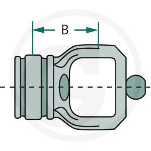 BONDIOLI & PAVESI Widełki profilowe 4152080L6862