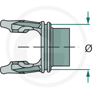 BONDIOLI & PAVESI Widełki profilowe 415204S26855