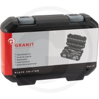 GRANIT BLACK EDITION Zestaw kluczy nasadowych 1/4'' 12329517 - 12329517 - Sklep rolniczy PoltechParts