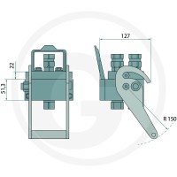 Faster Gniazdo P206 gwint wew. 2x 1/2" BSP DN10 86002003 - 86002003 - Sklep rolniczy PoltechParts