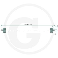 GRANIT Wał strunowy 180312-280-1320 - 180312-280-1320 - Sklep rolniczy PoltechParts
