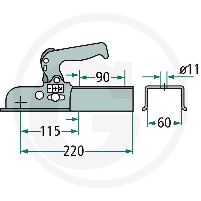 Winterhoff Zaczep kulowy 14270771 - 14270771 - Sklep rolniczy PoltechParts