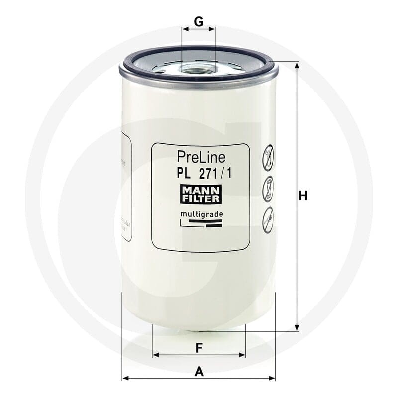 MANN FILTER Filtr paliwa 565PL271.1 | poltechparts.pl