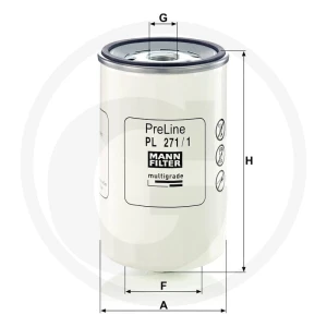 MANN FILTER Filtr paliwa 565PL271.1