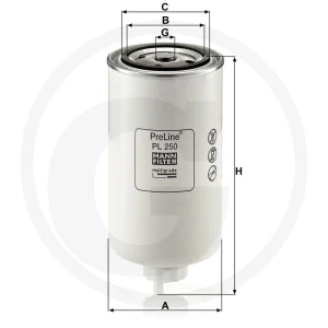 MANN FILTER Filtr paliwa 565PL250