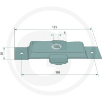 GRANIT Zamek iglicowy 22010007 - 22010007 - Sklep rolniczy PoltechParts