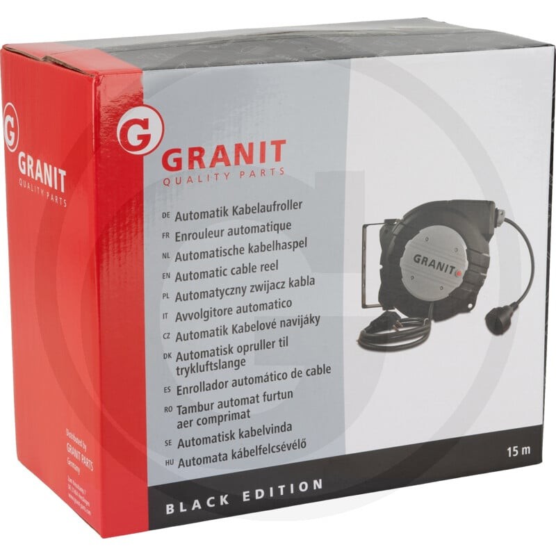 GRANIT BLACK EDITION Automatyczny zwijacz kabla 11052797 - 11052797 - Sklep rolniczy PoltechParts