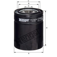 Hengst Filtr oleju 866H17W04 - 866H17W04 - Sklep rolniczy PoltechParts