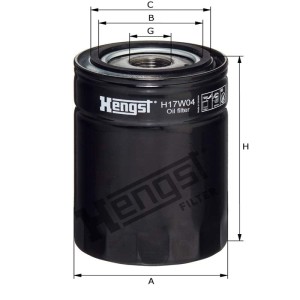Hengst Filtr oleju 866H17W04