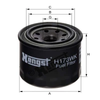 Hengst Filtr paliwa 866H173WK | poltechparts.pl