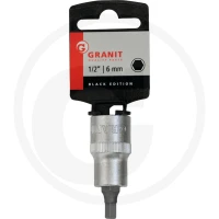 GRANIT BLACK EDITION 1/2" Bit - nasadka z gniazdem sześciokąt 7301166 - 7301166 - Sklep rolniczy PoltechParts