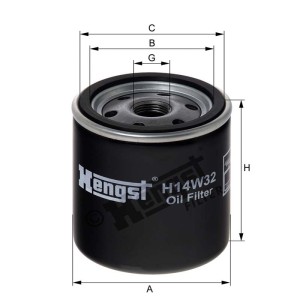 Hengst Filtr oleju 866H14W32