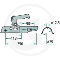 Winterhoff Zaczep kulowy 14270779 - 14270779 - Sklep rolniczy PoltechParts