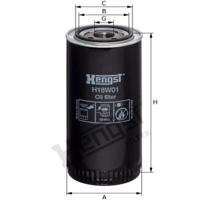 Hengst Filtr oleju 866H18W01