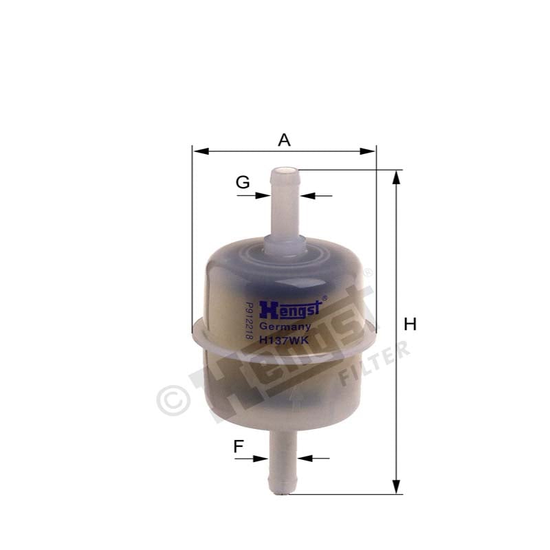 Hengst Filtr paliwa 866H137WK | poltechparts.pl