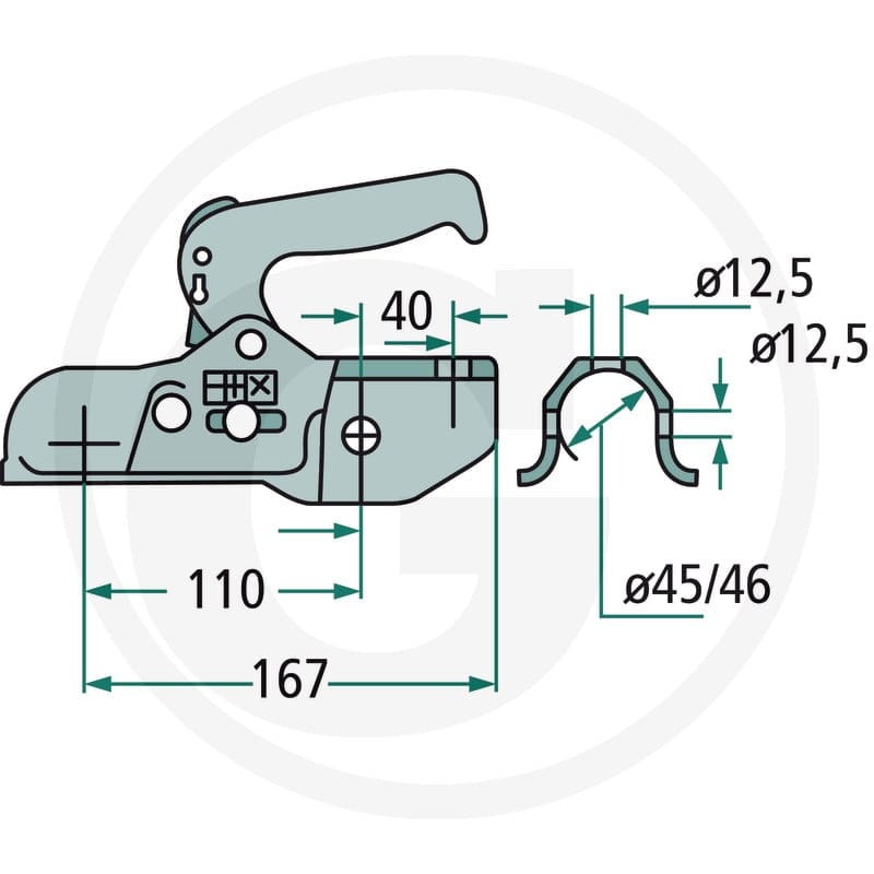 Winterhoff KUPLNG KUGL WW 220 R-A 8141861584 - 8141861584 - Sklep rolniczy PoltechParts