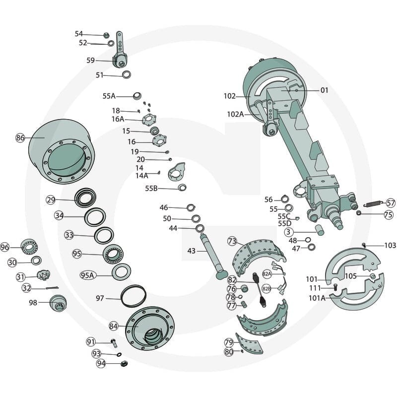 BPW Bremsbelag 15803.092.29.75.0 - 15803.092.29.75.0 - Sklep rolniczy PoltechParts