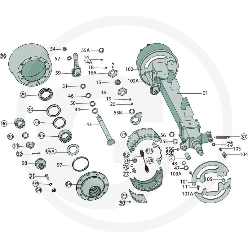 BPW Okładzina hamulcowa 15803.092.29.65.0 - 15803.092.29.65.0 - Sklep rolniczy PoltechParts