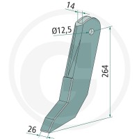 GRANIT Heavy Duty Dziób redlicy 1790600000 - 1790600000 - Sklep rolniczy PoltechParts