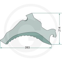 GRANIT Nóż 5253408314F - 5253408314F - Sklep rolniczy PoltechParts
