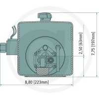 Chapel Agregat hydrauliczny 12V-1,8kW-3,6L 850UD2257B - 850UD2257B - Sklep rolniczy PoltechParts