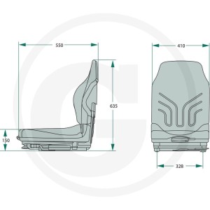 GRAMMER MSG20, wąskie 11476802