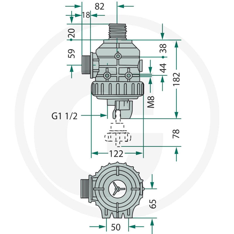 GRANIT Filtr ssący AG 1 1/4'' Seria 313 50M 12038674 - 12038674 - Sklep rolniczy PoltechParts