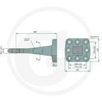 GRANIT Zaczep kulowy 220890022 - 220890022 - Sklep rolniczy PoltechParts