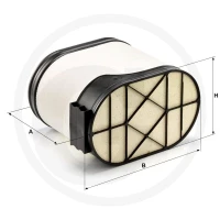 MANN FILTER Filtr powietrza 565CP33540 - 565CP33540 - Sklep rolniczy PoltechParts