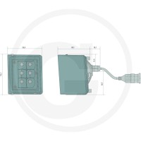 GRANIT Reflektor roboczy LED 12362645 - Sklep PoltechParts