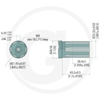 M+S Silnik MR 50cc splined SAE 6B G 1/2 11968293 - Sklep PoltechParts