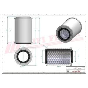 HIFI Separator powietrze/olej HIFI OA 1057 11461747