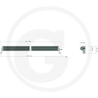 GRANIT Reflektor roboczy / listwa świetlna LED 7070010380 - Sklep PoltechParts