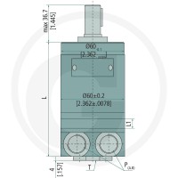 M+S Silnik MM 50cc D=16mm 3/8'' side ports 11968001 - Sklep PoltechParts