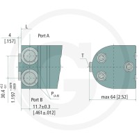 M+S Silnik MM 50cc D=16mm 3/8'' side ports 11968001 - Sklep PoltechParts