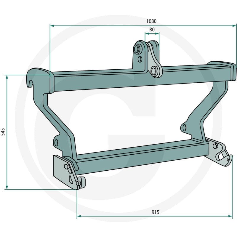 Adapter TUZ kat. 2 na ładowacz Euro GRANIT 778755178 | poltechparts.pl