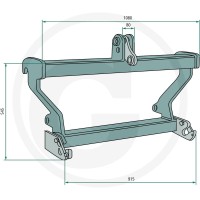 Adapter TUZ kat. 2 na ładowacz Euro GRANIT 778755178 | poltechparts.pl