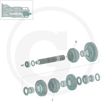 DANA Spicer Jednostka synchroniczna kpl. 70817668 - 70817668 - Sklep rolniczy PoltechParts