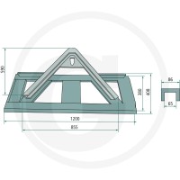 GRANIT Rama paletowa 778755236 - Sklep PoltechParts