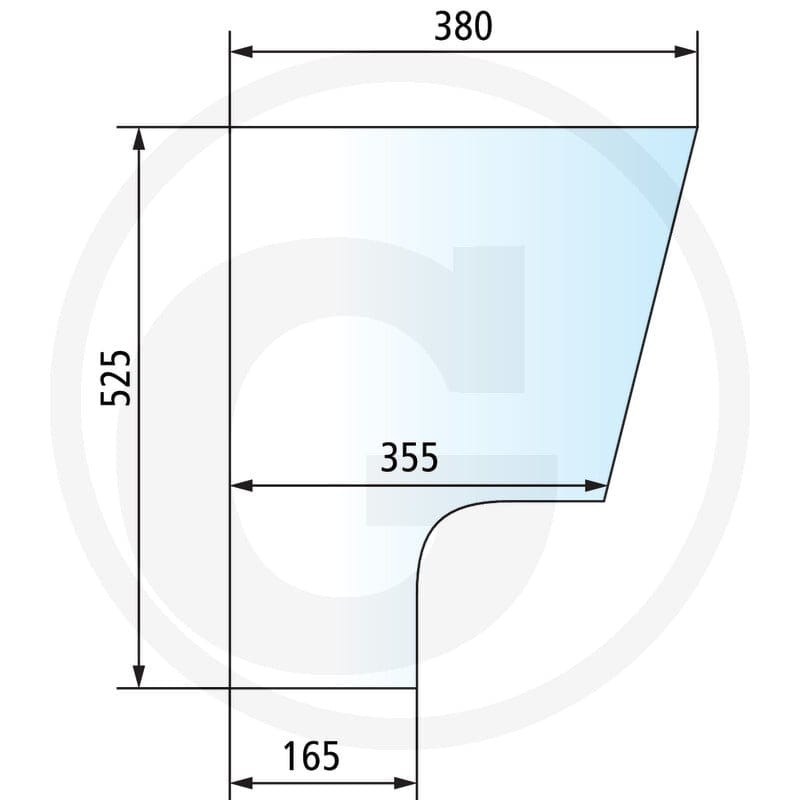 GRANIT Szyba przednia 65006039