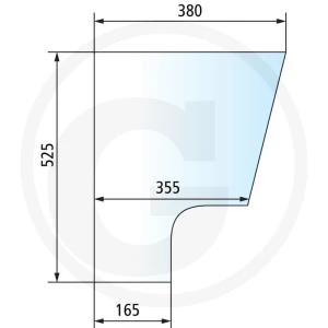 GRANIT Szyba przednia 65006039