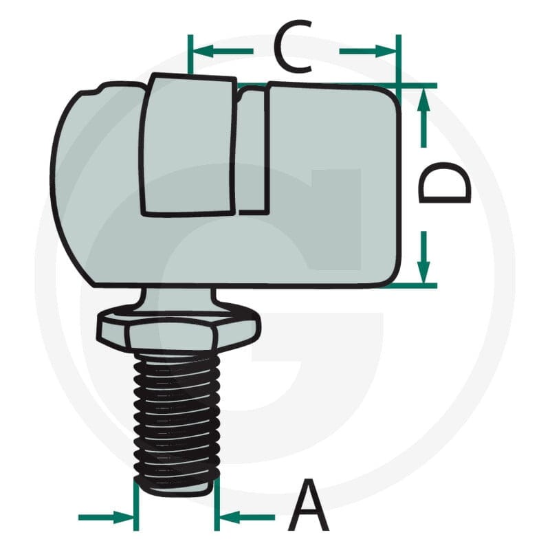 GRANIT Łącznik kątowy 65499120 - 65499120 - Sklep rolniczy PoltechParts