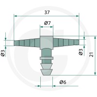 GRANIT Trójnik 65499709 - 65499709 - Sklep rolniczy PoltechParts