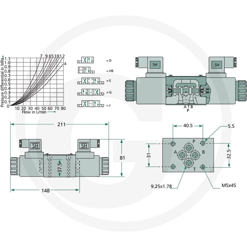 GRANIT NG06-4/2 zawór wielodrożny- HB-12V 87000904 - 87000904 - Sklep rolniczy PoltechParts