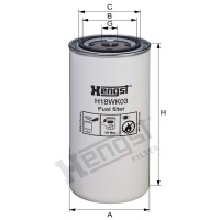 Hengst Filtr paliwa H18WK03 866H18WK03 | poltechparts.pl