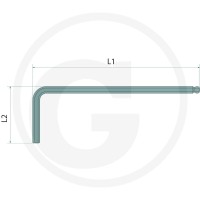 GRANIT BLACK EDITION Klucz imbusowy HeavyGrip 10 mm 7301711 - 7301711 - Sklep rolniczy PoltechParts