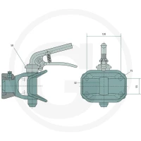 Walterscheid Zaczep kołnierzowy 770KU514A - 770KU514A - Sklep rolniczy PoltechParts