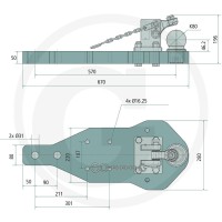 Scharmüller Płyta nośna K80® Valtra seria… | poltechparts.pl