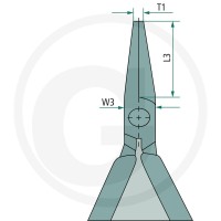 KNIPEX Szczypce płasko-okrągłe 7602002160 - Sklep PoltechParts